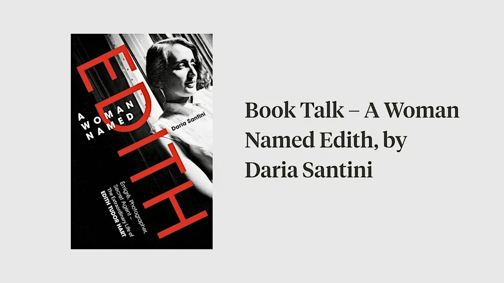Book Talk – A Woman Named Edith, by Daria Santini