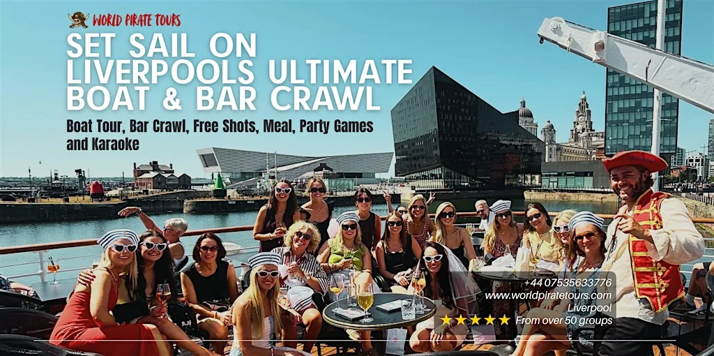 Liverpool's Ultimate Boat & Bar Crawl at The Princess Passenger Boat (Near The Tate Gallery)