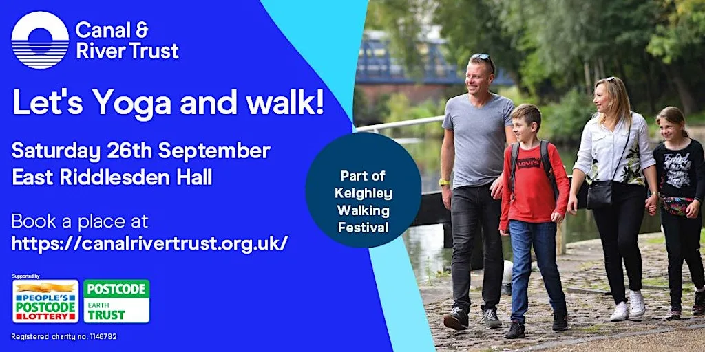 Let's Yoga and Walk! Keighley Walking Festival at East Riddlesden Hall