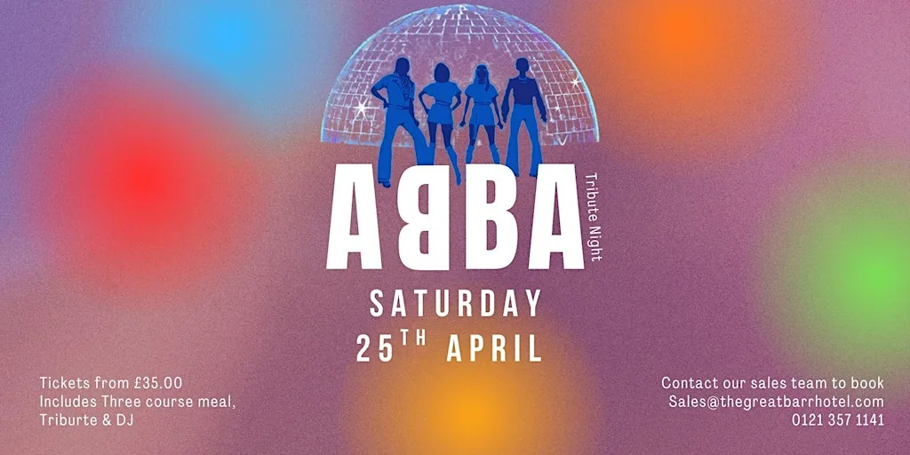 ABBA Prosecco Stay Over Package at The Great Barr Hotel Birmingham