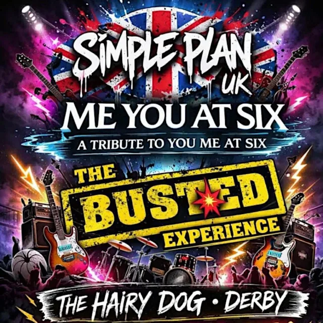 Simple Plan UK + The Busted Experience + Me You at Six at The Hairy Dog