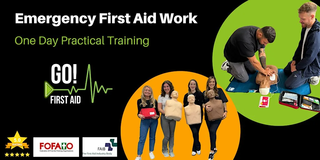 Emergency First Aid at Work - Urmston at Davyhulme Park Golf Club