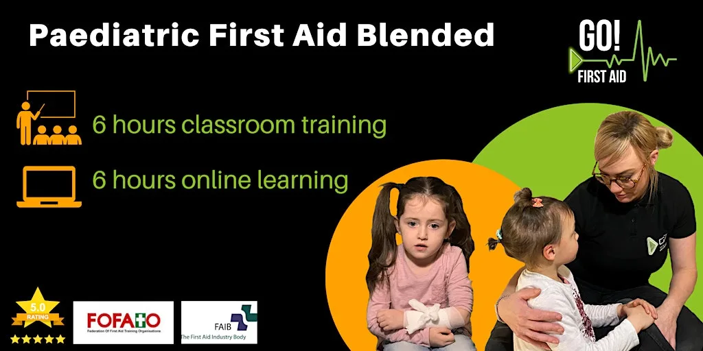 Paediatric First Aid Blended - Bolton at The Hub at Westhoughton