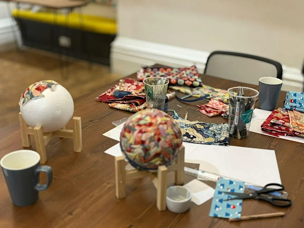 Japanese Fabric art decoration workshop