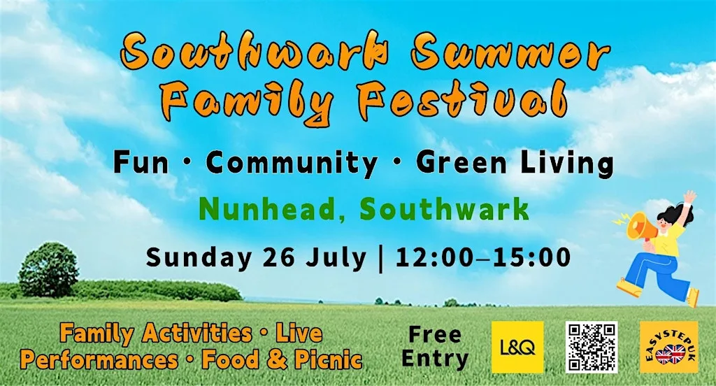 Free Southwark Summer Family Festival 2026 | Nunhead Community Event London at The Green