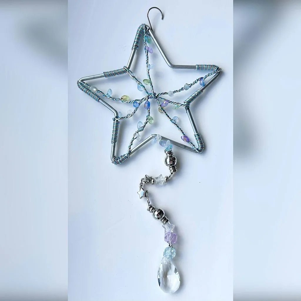 Make a star shaped suncatcher @Field and Fodder Durham at Field and Fodder