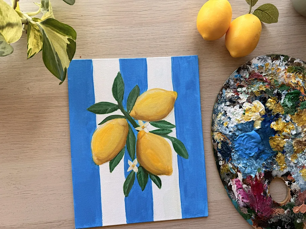 Summer Acrylic Painting Workshop: Lemon at Cass Art