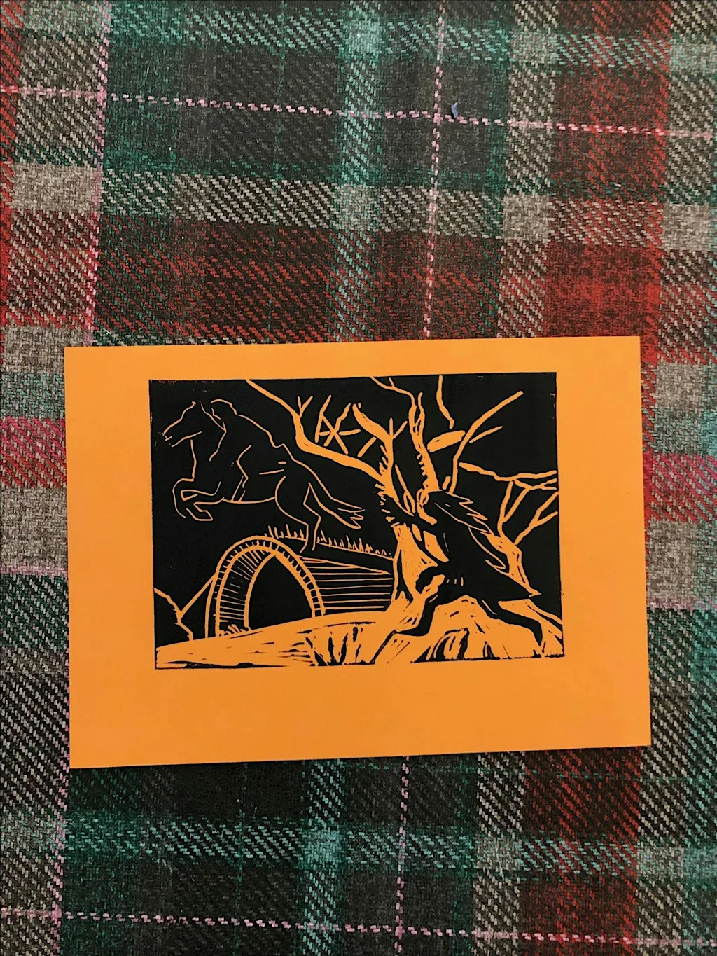 Tam o'Shanter Lino workshop: Witches, Ghosts and the Devil at Provan Hall