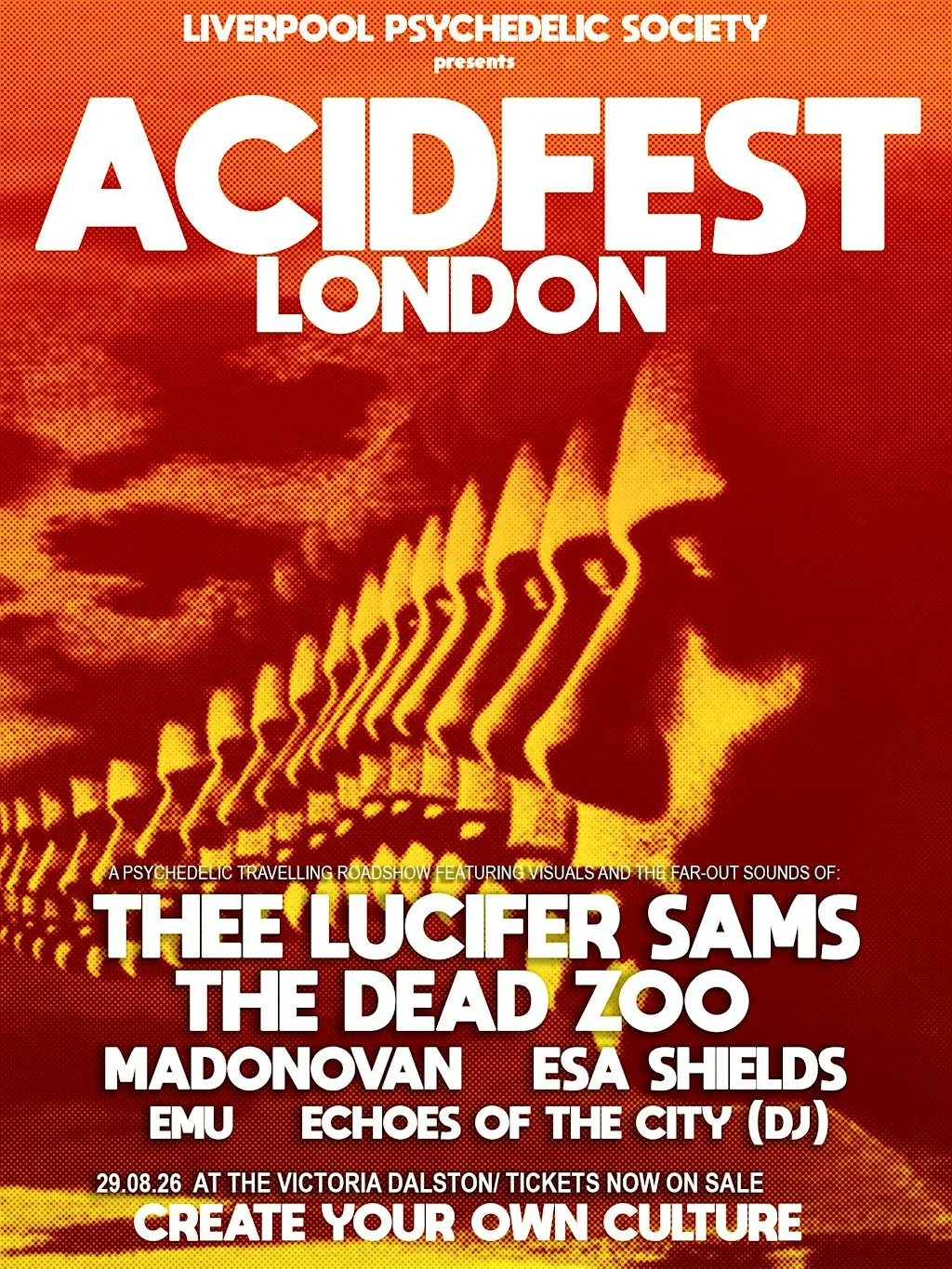 ACIDFEST LONDON feat. Thee Lucifer Sams, The Dead Zoo & more at The Victoria Dalston