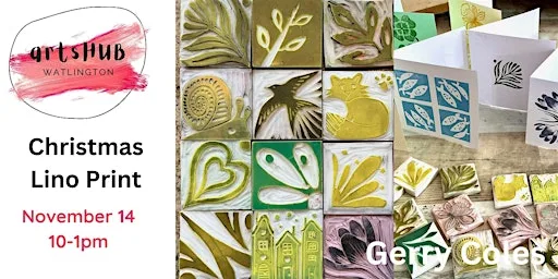 Christmas Lino Printing with Gerry Coles
