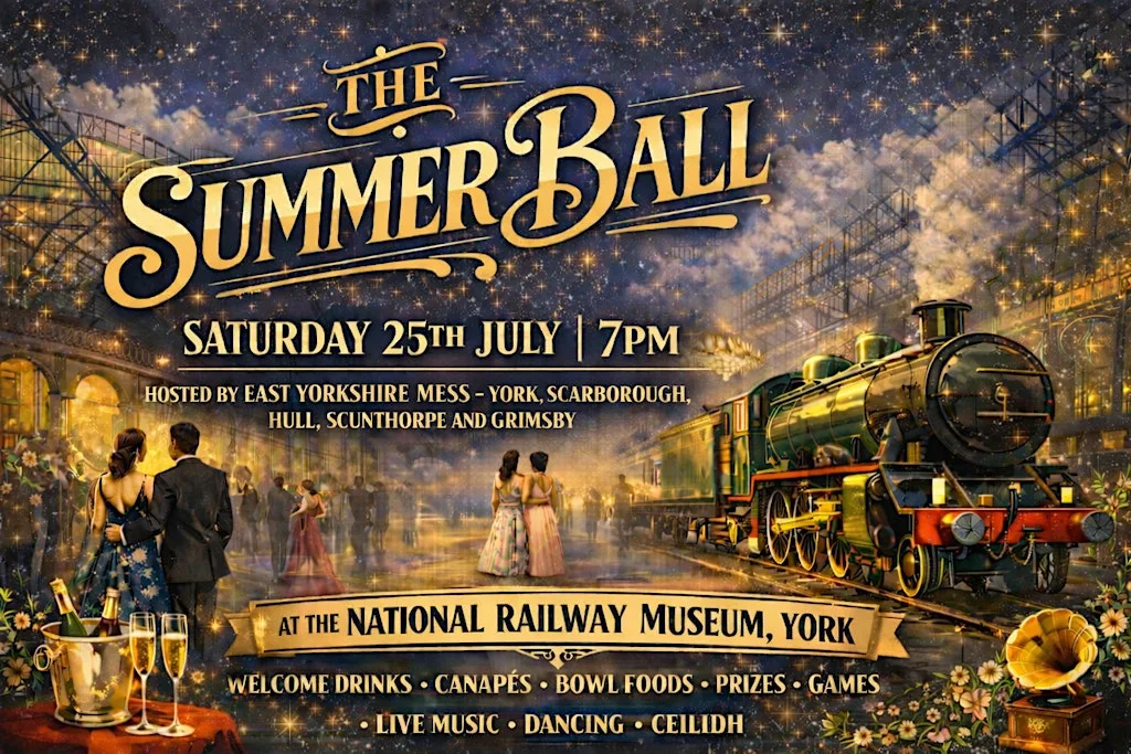 ALL ABOARD! The East Yorkshire Mess Summer Ball at National Railway Museum York