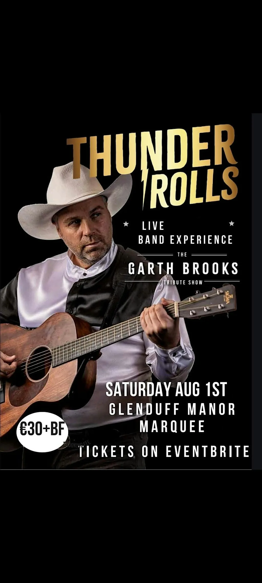 Gareth Brooks Tributte Show - Thunder Rolls
