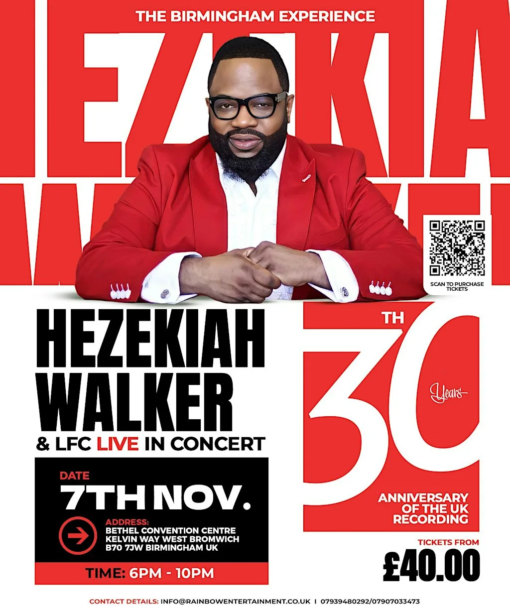 Hezekiah Walker & Love Fellowship Choir Live in Birmingham UK at Bethel Convention Centre