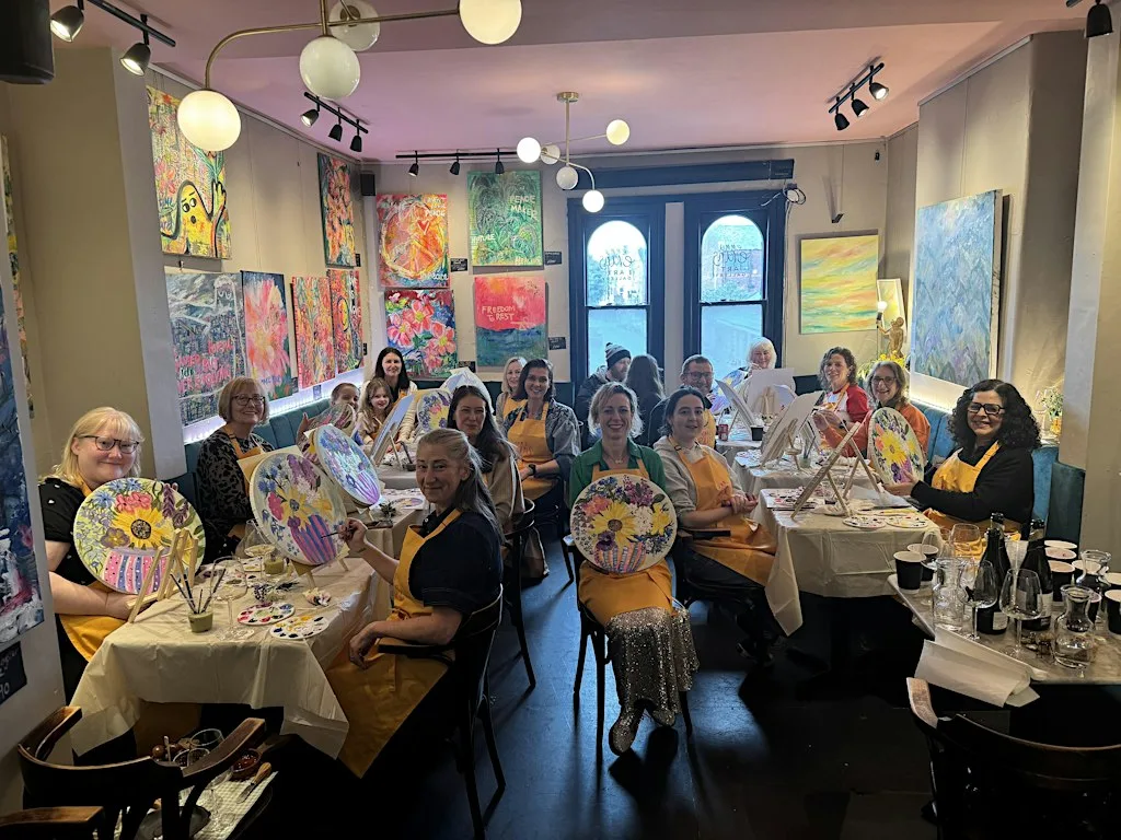 Sip and paint at Wandering Palate at Wandering Palate