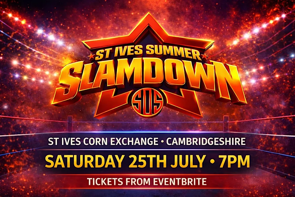 ST IVES SUMMER SLAMDOWN WRESTLING at St Ives Corn Exchange
