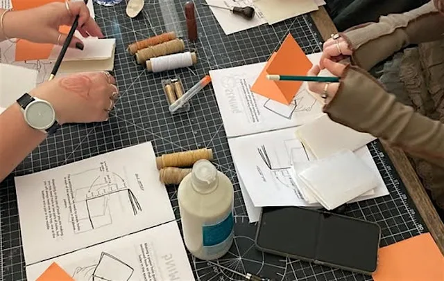 Book Binding/Make your own sketchbook -31st July at Grangetown Studios