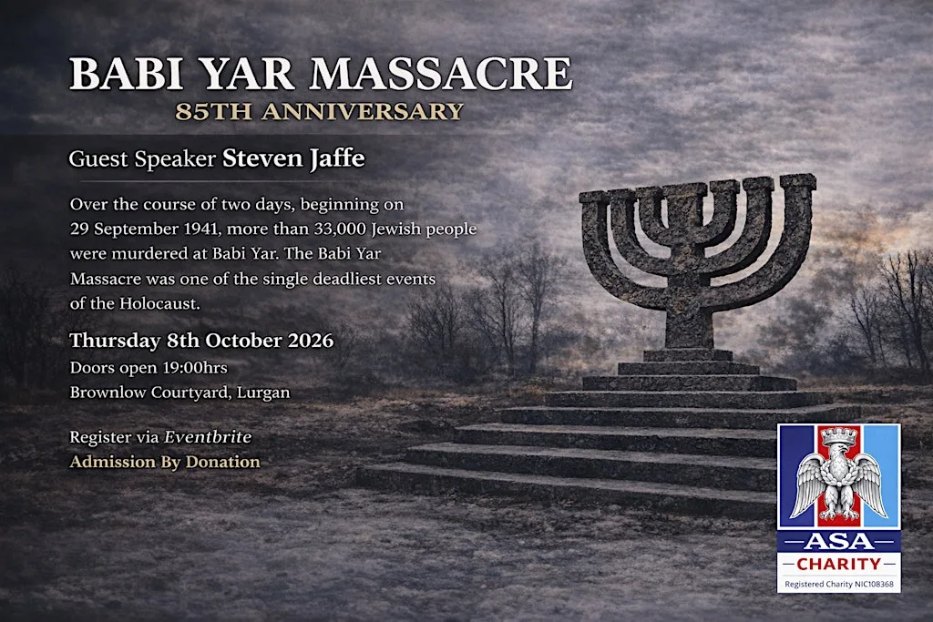 Babi Yar Massacre 85th Anniversary at Brownlow House