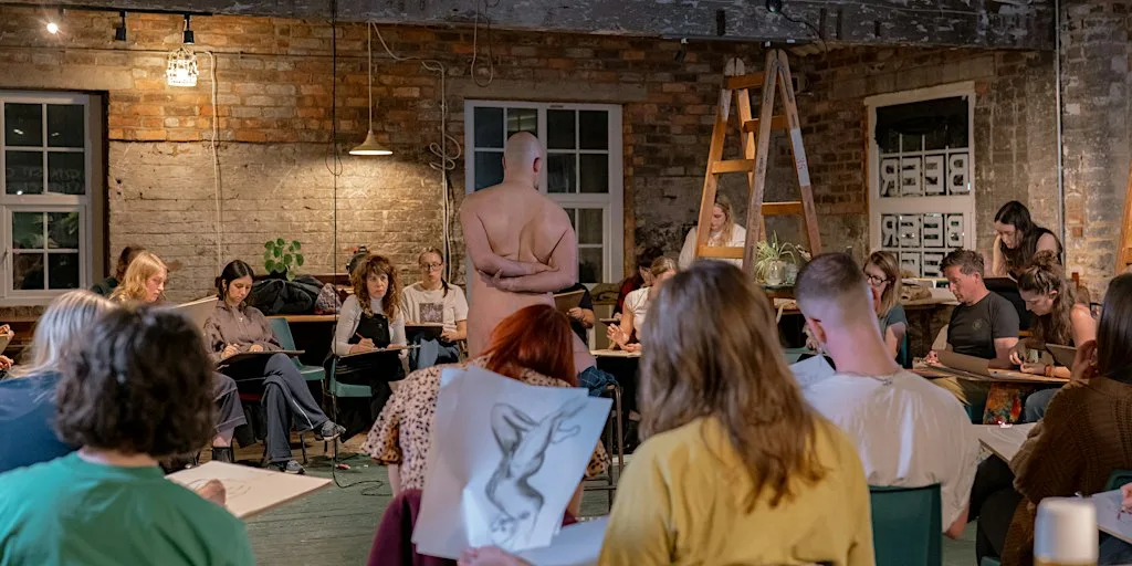 Life Drawing with HOP at Runaway Brewery, Stockport