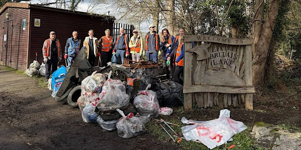 Litter Blitz in and around Little Britain Lake at Little Britain Lake