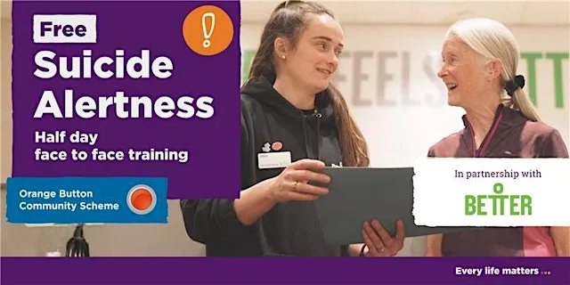 Suicide Alertness Training - Barrow - 10th October at Barrow Park Leisure Centre