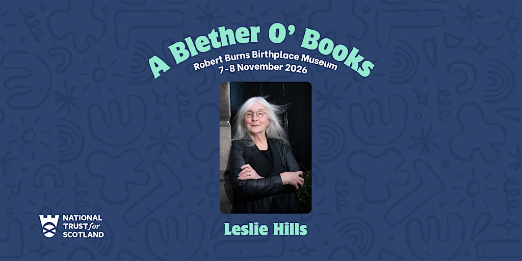 A Blether O' Books with Leslie Hills at Robertson Room, Robert Burns Birthplace Museum