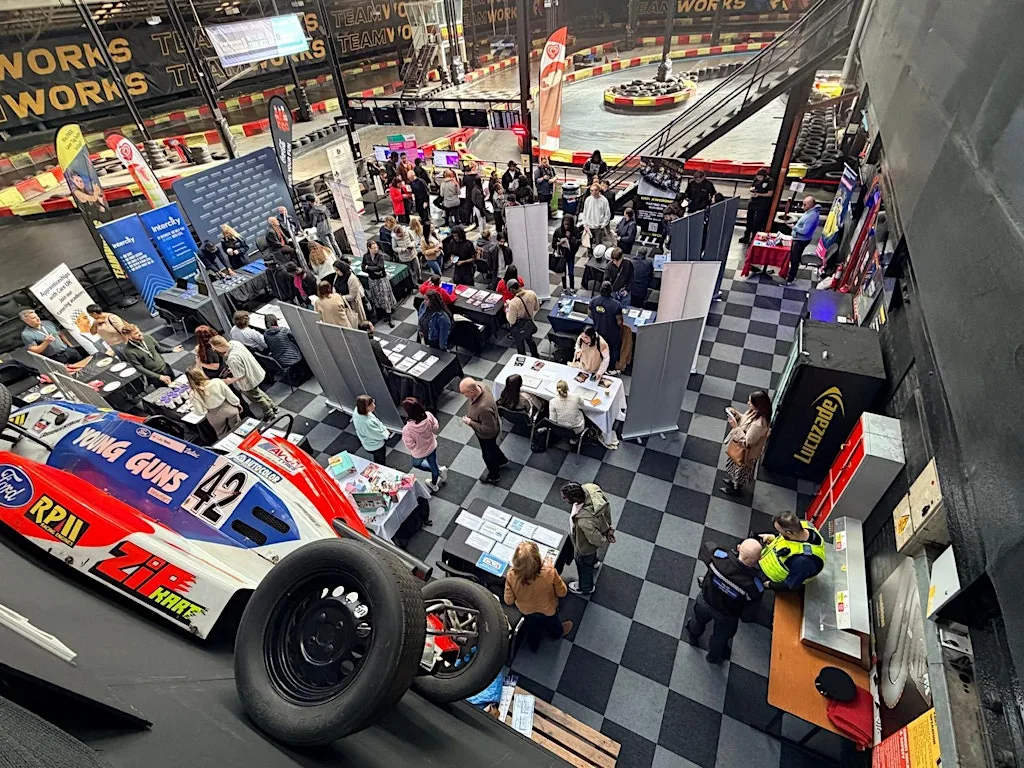 STAND HOLDER - Talent Finders Day - West Midlands Job Fair at Teamworks Birmingham City: Karting - Laser Tag - Simulator Racing