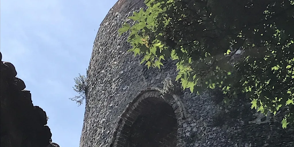 Black Tower and the southern city walls - guided walking tour at The Bandstand, Chapelfield Gardens