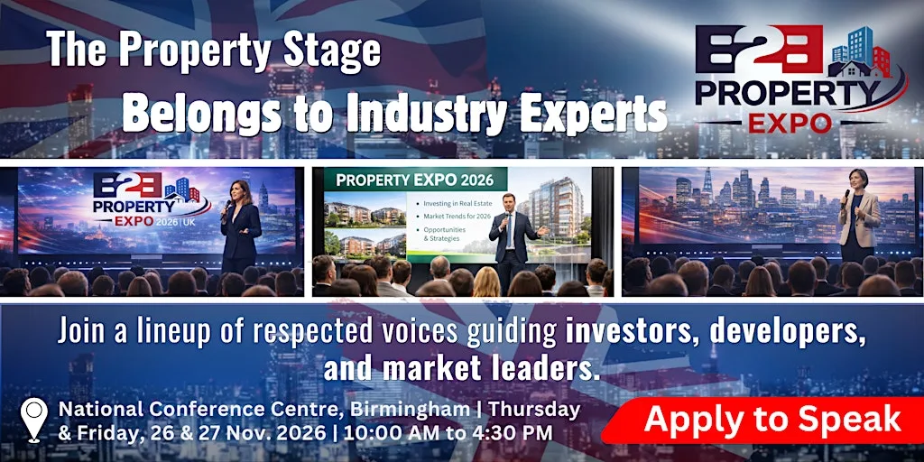 Property Expo 2026 | Become A Speakers At Premier B2B Show at The National Conference Centre