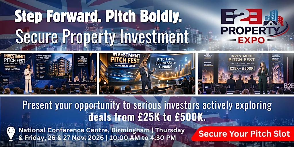 Property Expo 2026 | Join Us As Investment Pitch Fest at The National Conference Centre