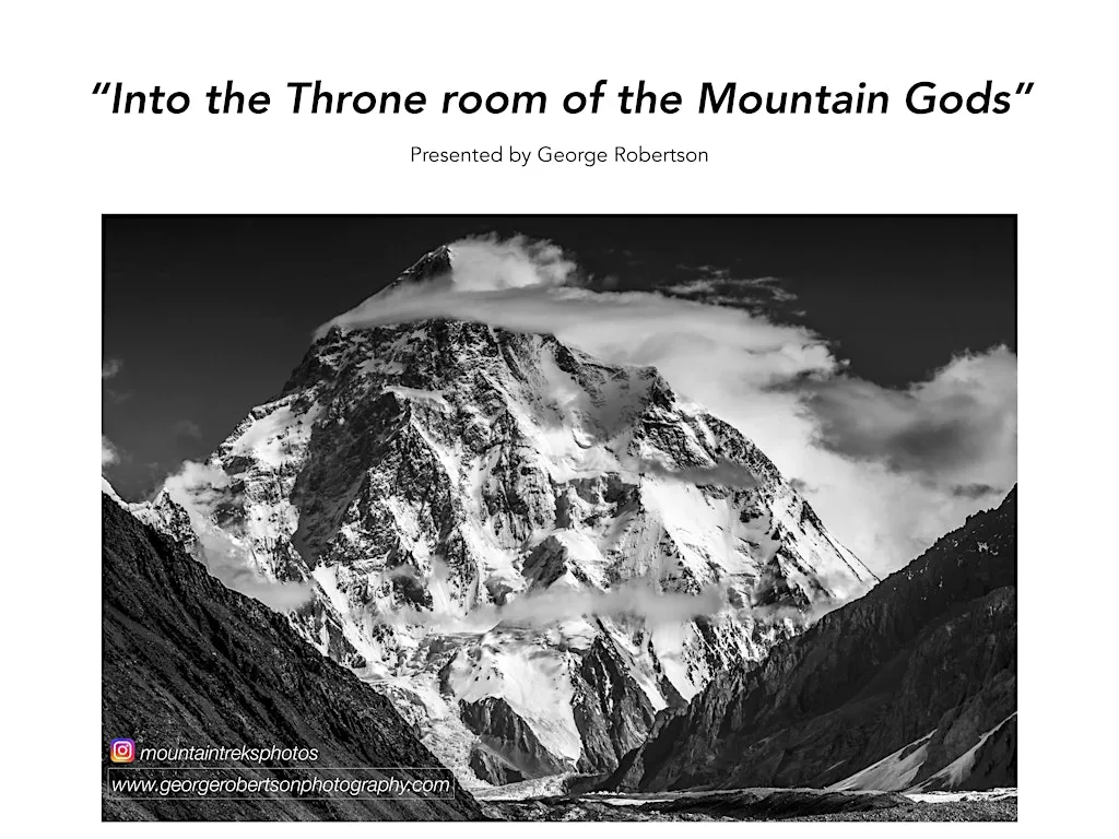 Lennoxtown Library Talks: Into the Throne Room of the Mountain Gods