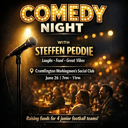 Comedy Night - CUFC U14's Jaguars at Shankhouse Central Working Men's Club