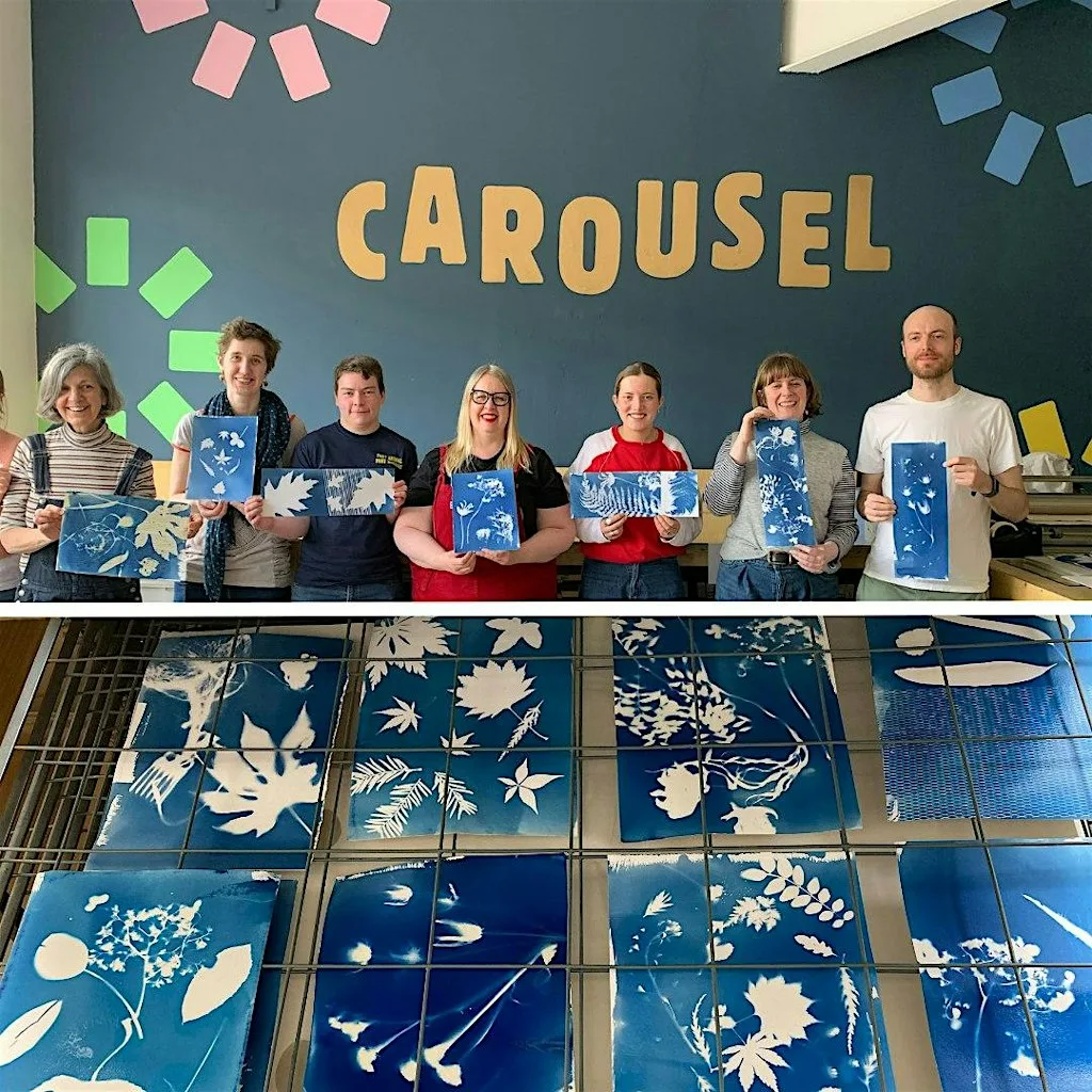 Summer Cyanotype Printing from Nature at Carousel Print Studio, Exchange Place Studios