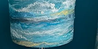 Lampshades: Wet Felting