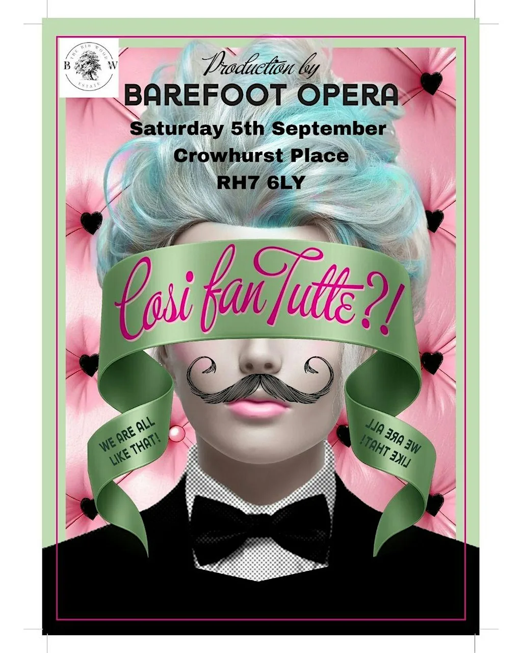 Outdoor Opera (Cosi fan Tutte) at Crowhurst Place