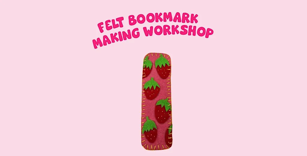Felt bookmark making workshop at Green Jam Creatives