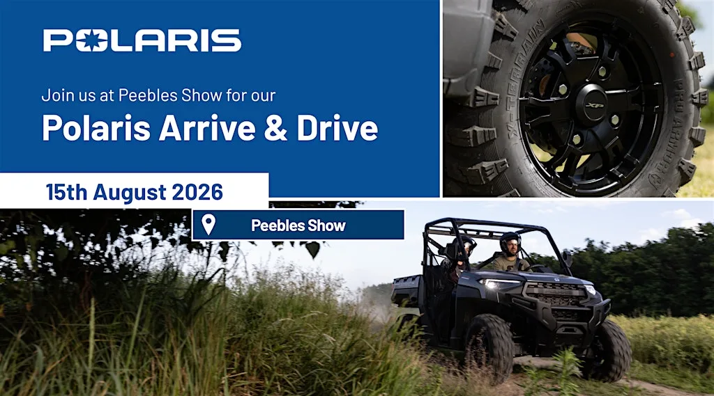 Polaris Glasgow - Peebles Show Arrive & Drive at Brocketsbrae Road
