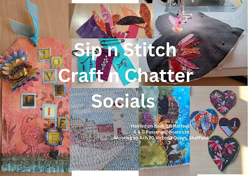 Sip 'n' Stitch - Craft 'n' Chatter Social, by the water at A & G Passenger Boats Ltd