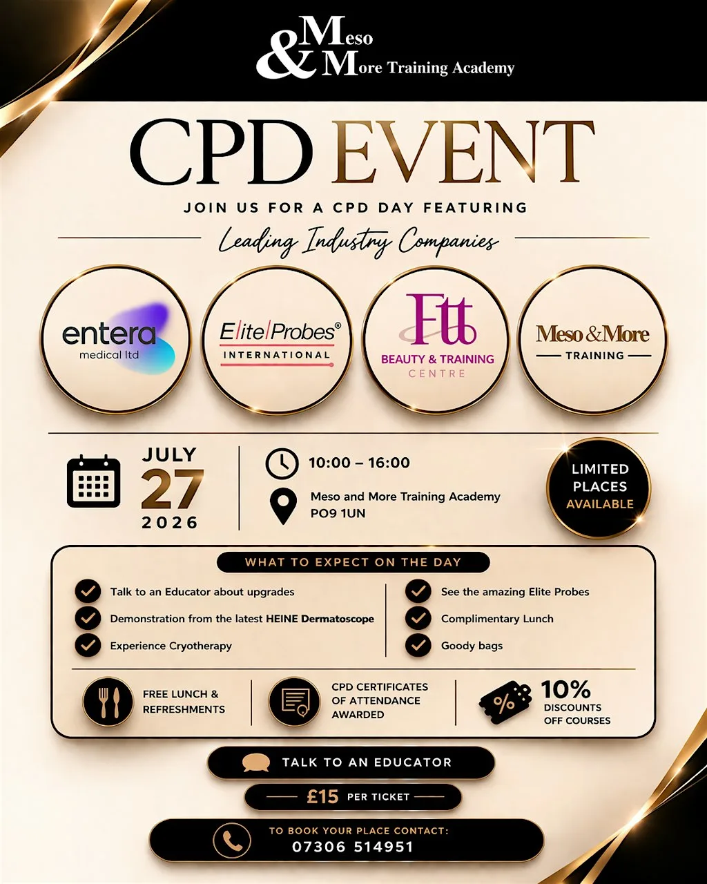 CPD Event at Meso and More Training Academy