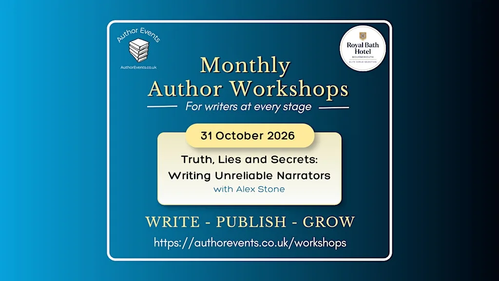 Author Workshop - Truth, Lies and Secrets: Writing Unreliable Narrators at Royal Bath Hotel