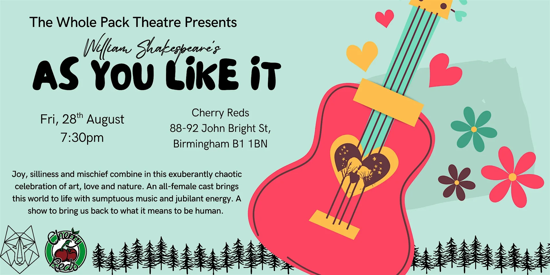 As You Like It at Cherry Reds at Cherry Red's Cafe Bar