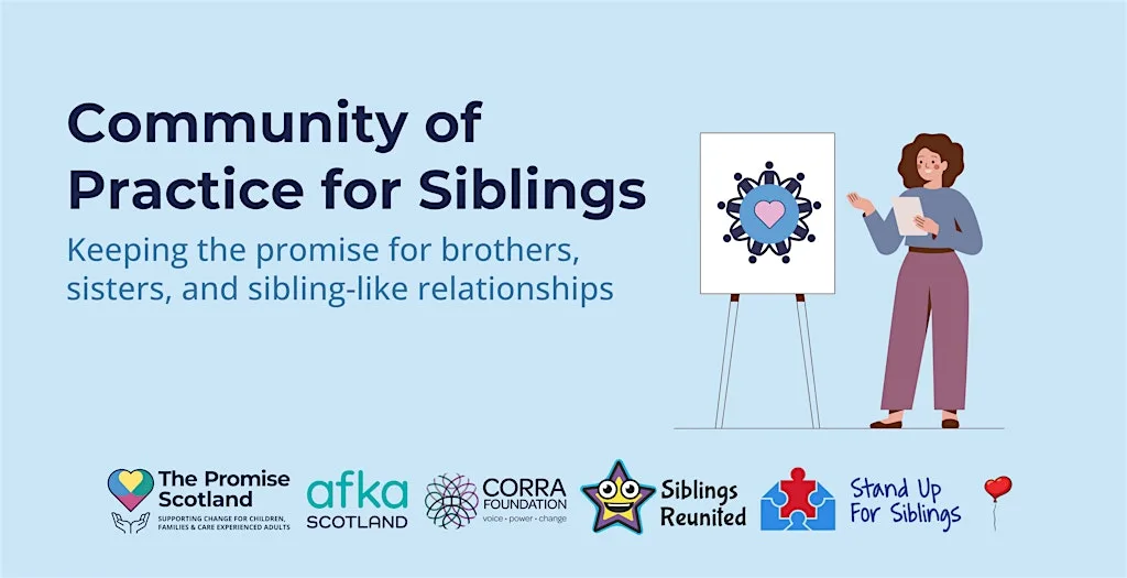Community of Practice for Siblings, in-person, Glasgow at Scottish Children's Reporter Administration