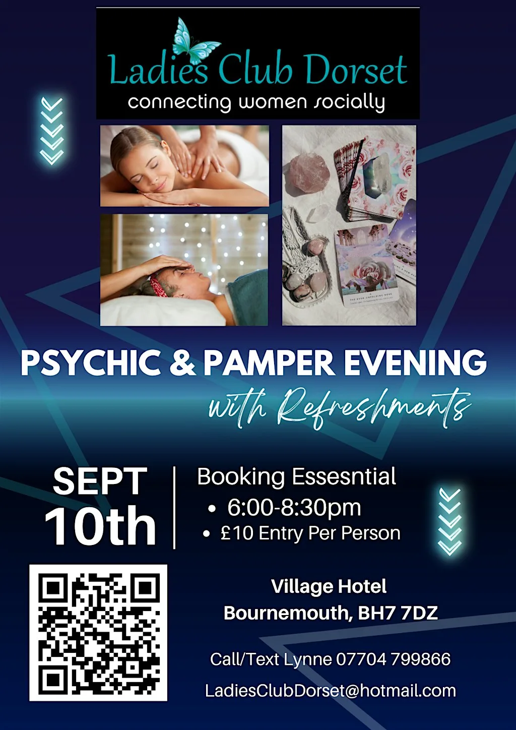 Ladies Pamper & Psychic Evening at Village Hotel