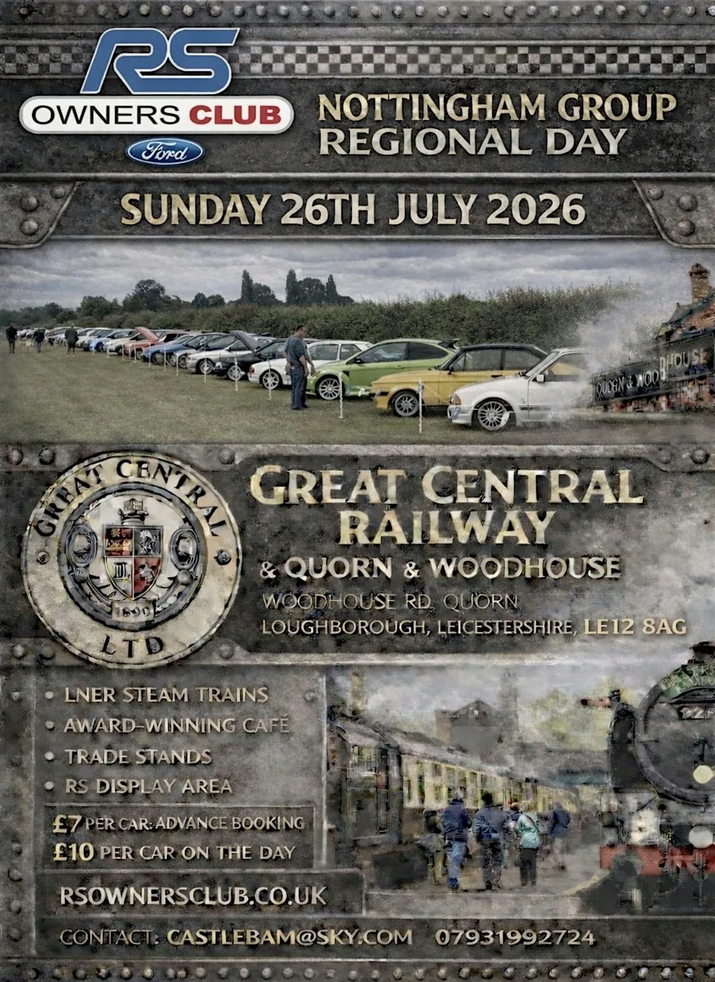 Nottingham Group RS Owners Club Regional Day at Great Central Railway PLC