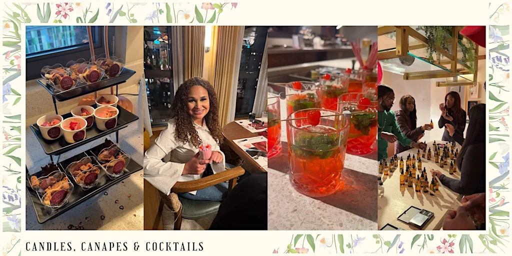 Candles, Cocktails & Canapés: Rooftop Candle Making Experience in London