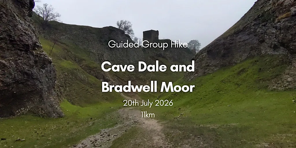 Cave Dale and Bradwell Moor | Peak District | Guided Hike at Castleton Car Park - HPBC