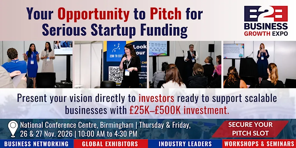 Business Growth Expo 2026 | Join Us As Investment Pitch Fest at The National Conference Centre