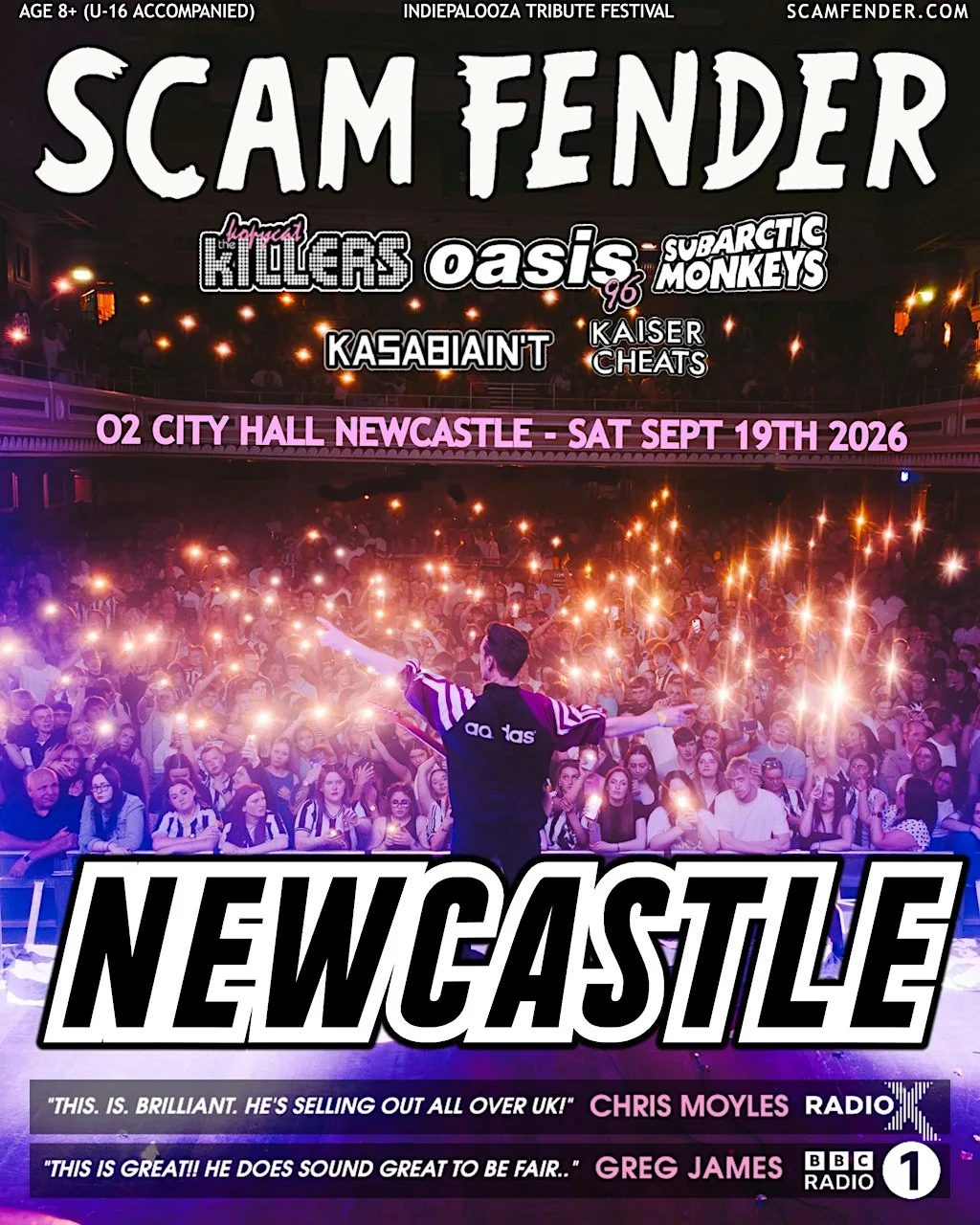 Sam Fender v Killers v Monkeys v Oasis v Kasabian v Kaiser - Newcastle at O2 City Hall Newcastle