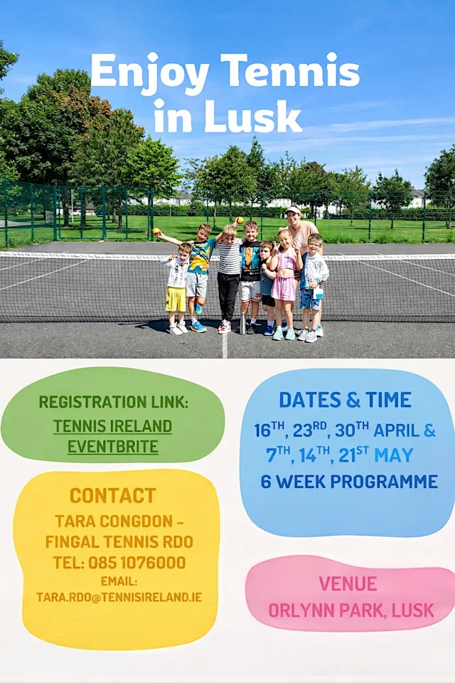Enjoy Tennis for Children Age 9yrs+ (Fridays) at Orlynn Park