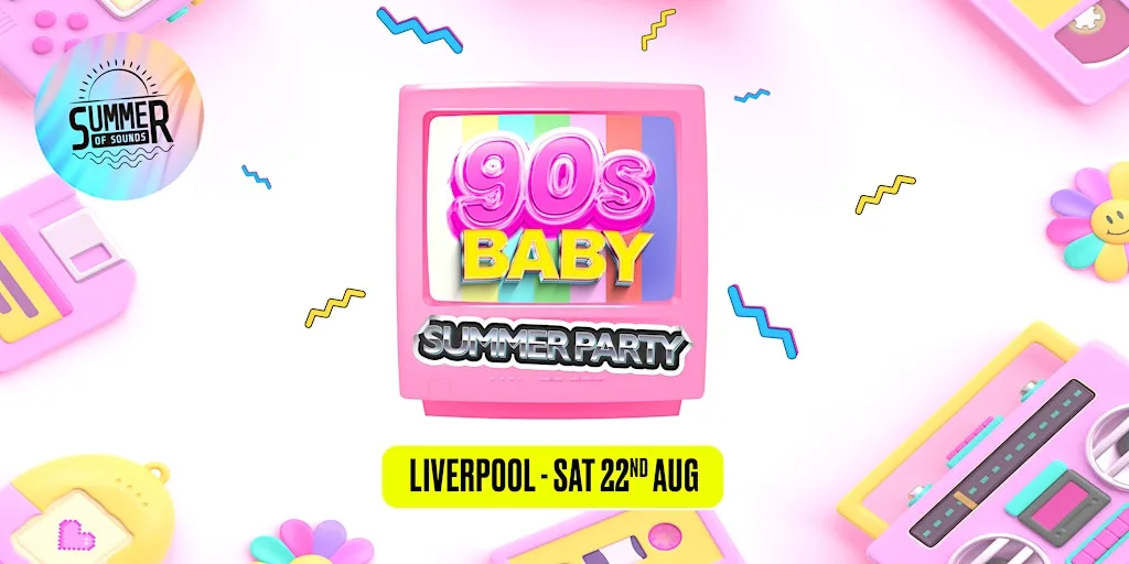 90's Baby Terrace Summer Party - Liverpool at Blush Roof Garden