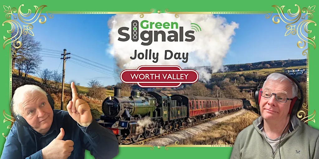 Green Signals 'Jolly' to the Keighley & Worth Valley Railway at Keighley & Worth Valley Railway - Keighley Station